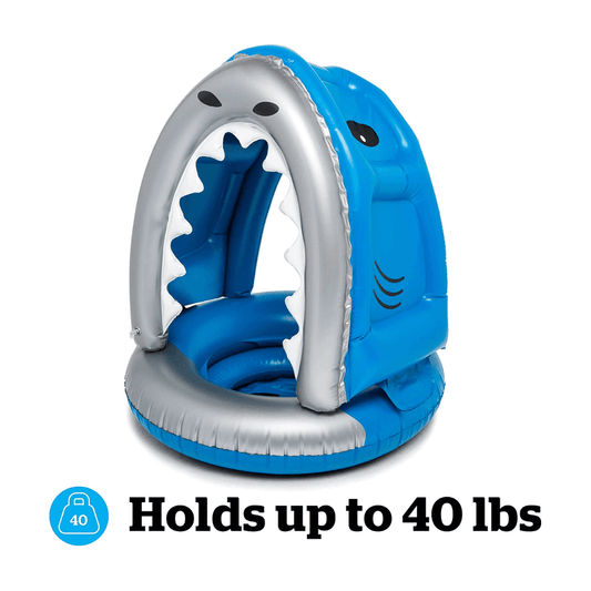 Lil' Canopy Shark Float (removable canopy) holds up to 40 lbs.