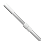 Basic 16' Telescopic Vacuum Pole (Silver/White Handle)