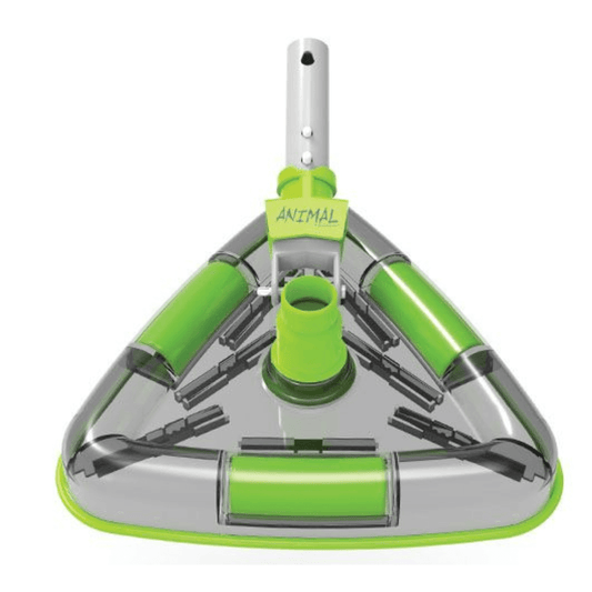 Animal Max Clear Triangle Vacuum Head with Speedlock Swivel Handle